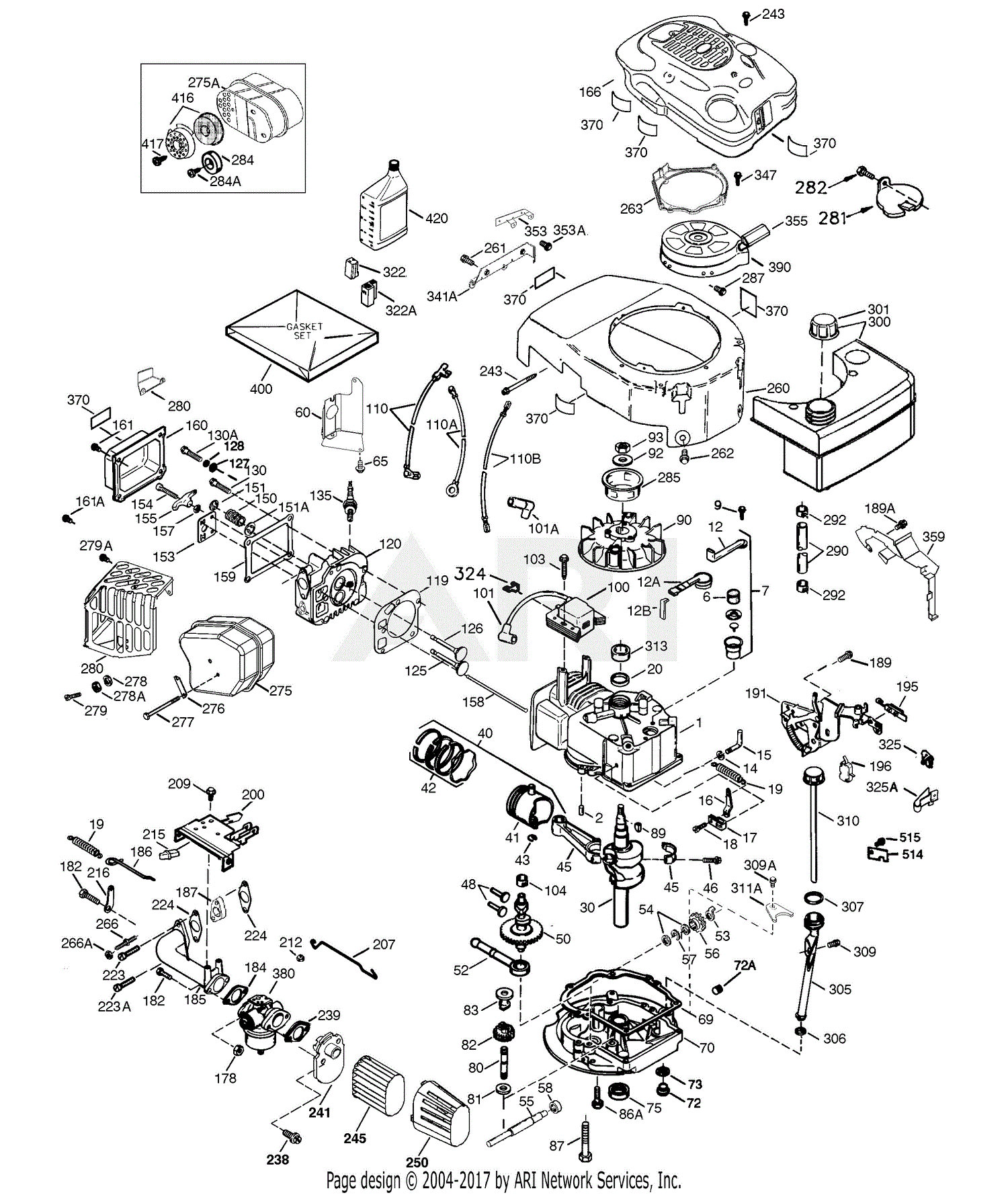 Tecumseh OVRM120-22032D 22032D-OVRM120 Parts Diagram for Engine Parts ...