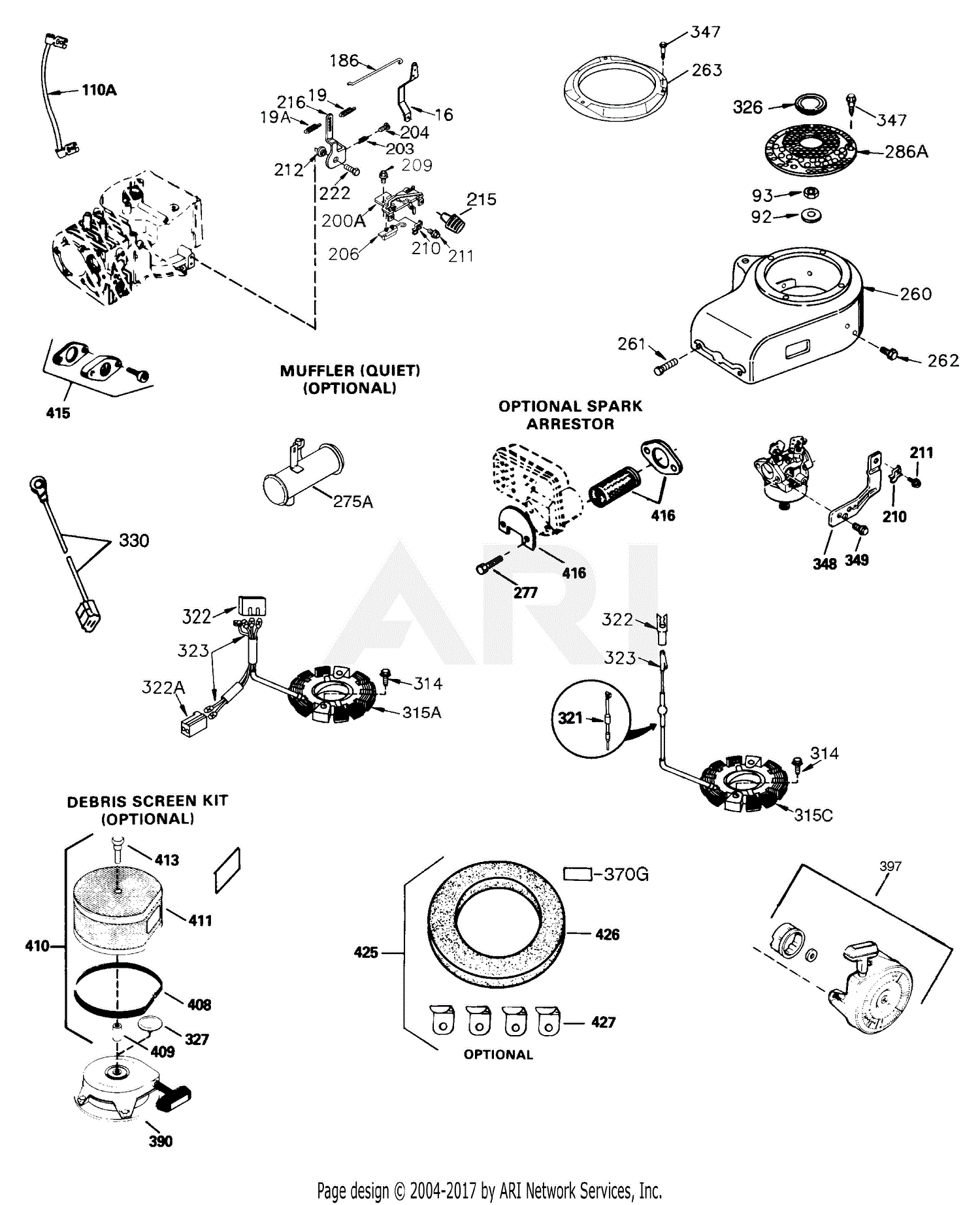 Tecumseh TVM195-150264D 150264D-TVM195 Parts Diagram for Engine Parts ...