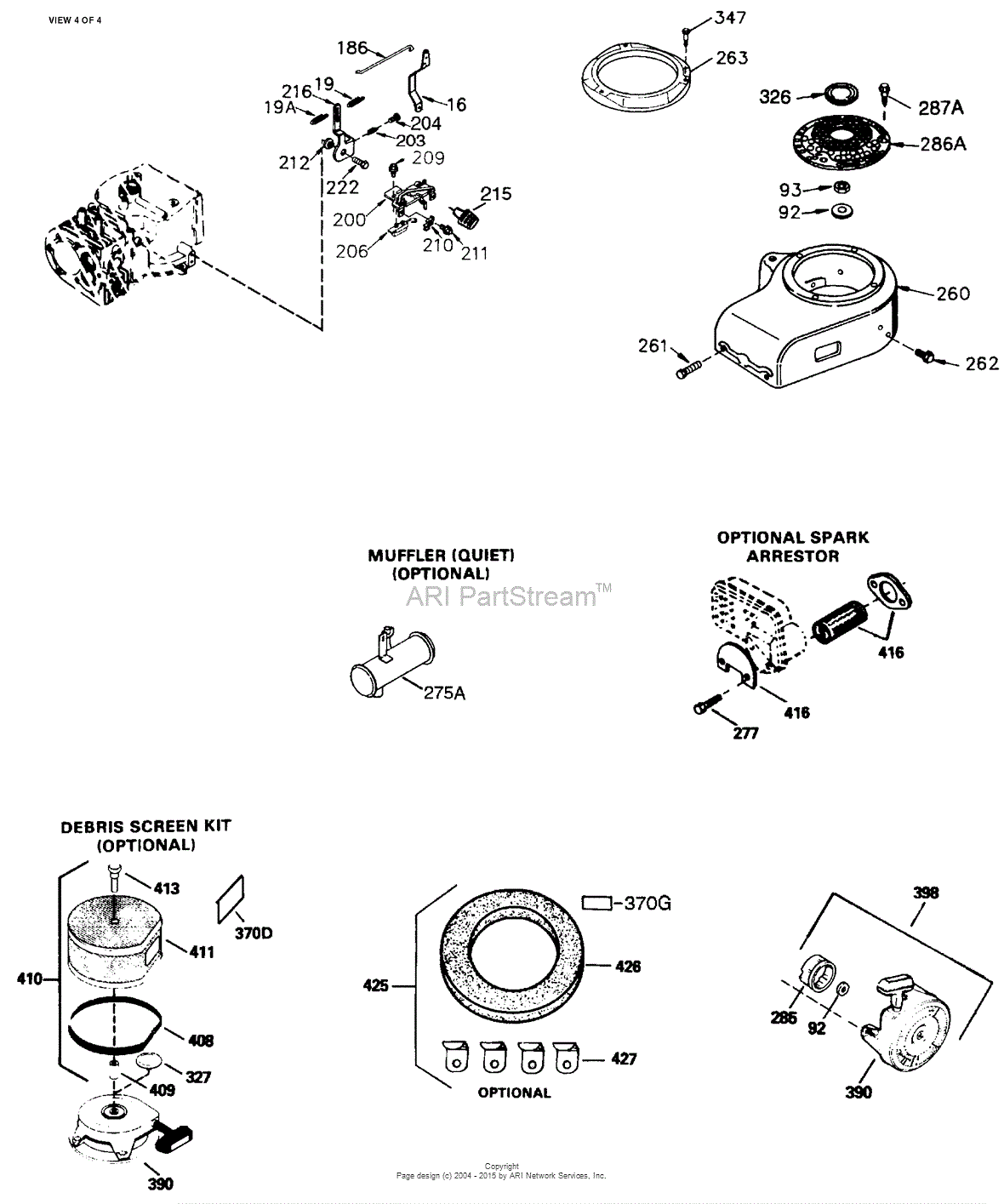 Tecumseh TVM220-157227G Parts Diagram for Engine Parts List #4