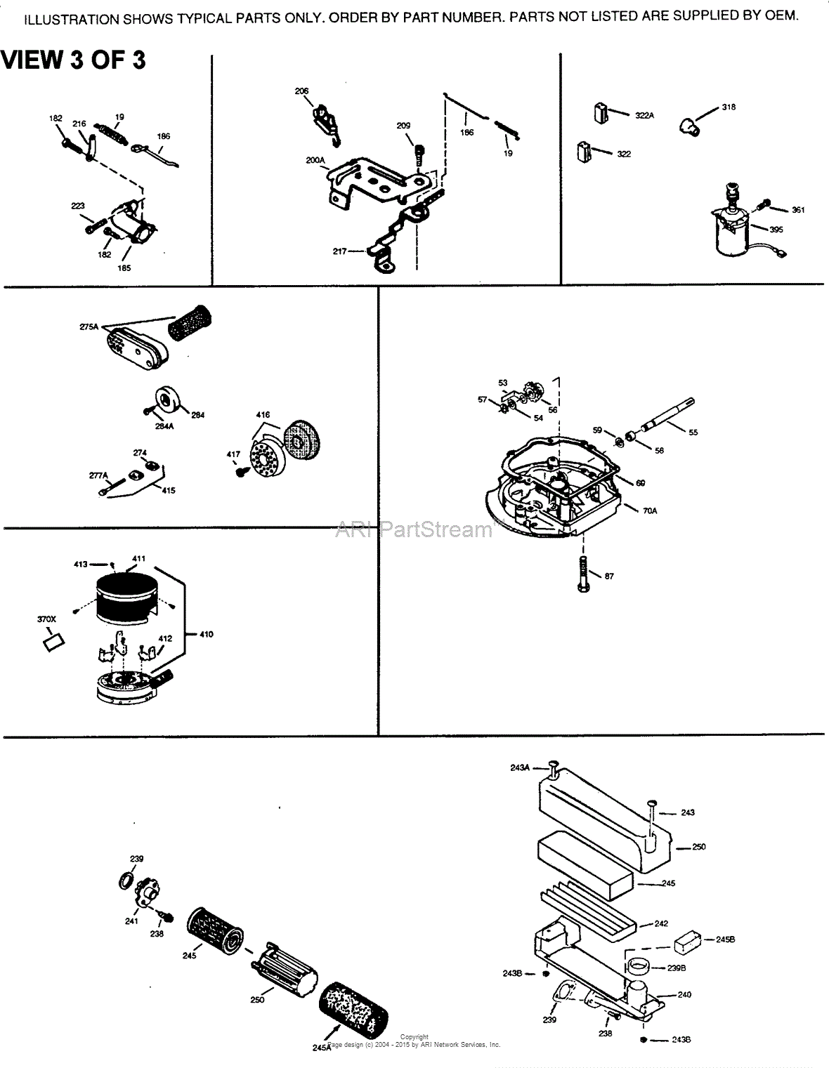 Tecumseh TVS100-44609C Parts Diagram for Engine Parts List #3