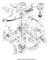 Tecumseh V60-70001F 70001F-V60 Parts Diagram for Engine Parts List #2