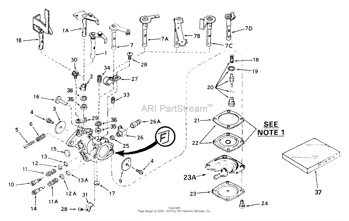 Tecumseh Ca-631287 Parts Diagram For Carburetor