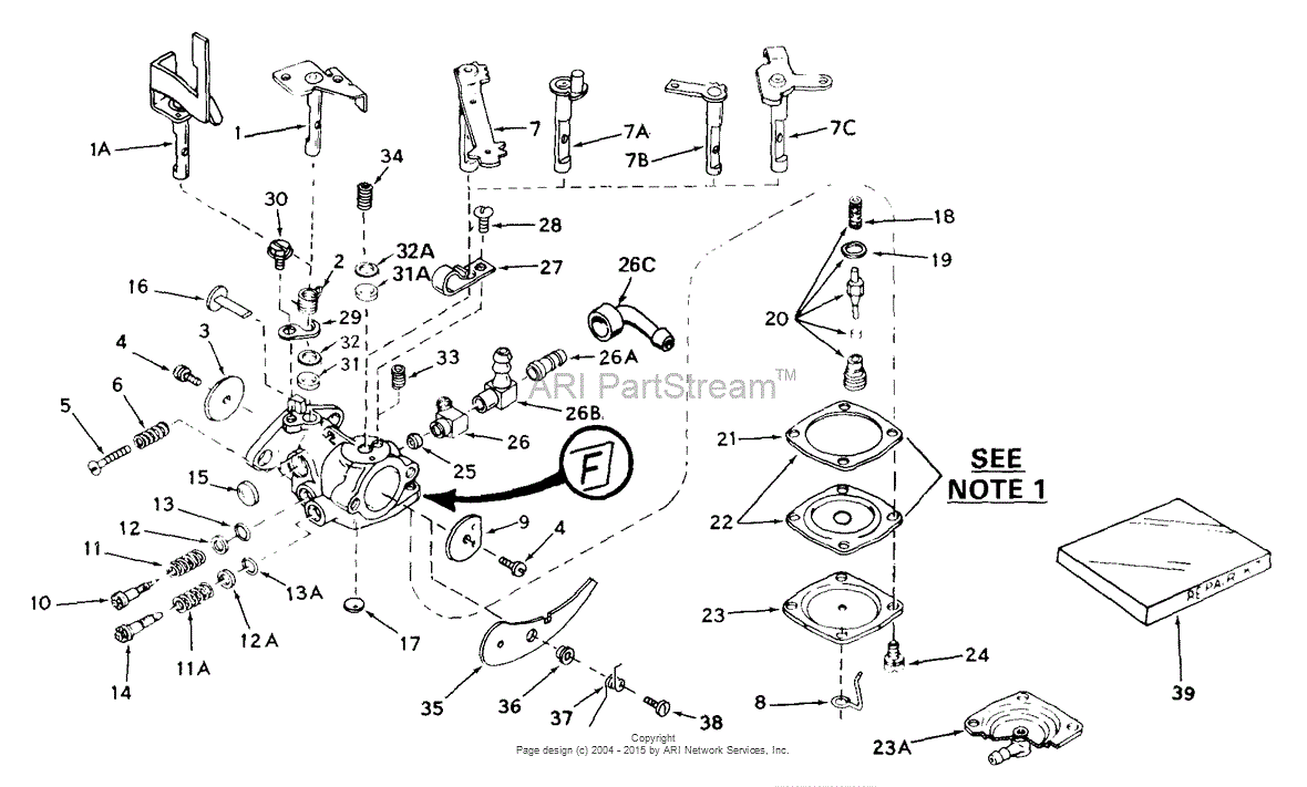 Tecumseh CA-631316 Parts Diagram for Carburetor 2 cycle carb diagram 