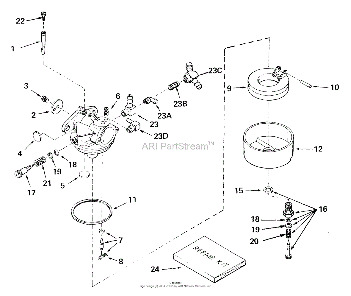 Tecumseh CA-631790 Parts Diagrams