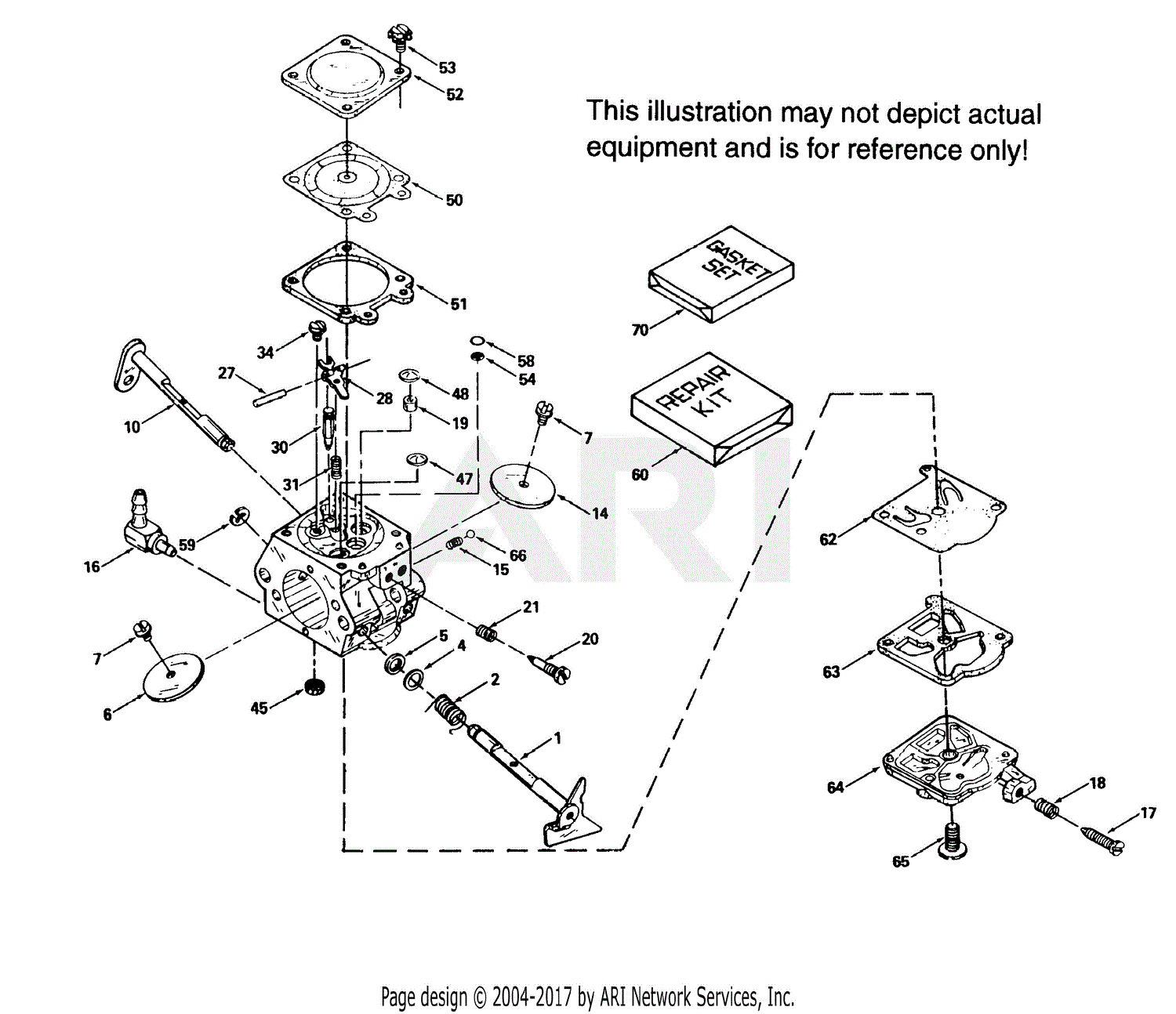 Tecumseh CA-632321A 632321A-CA WTA-4A Mfg. No. Parts Diagrams