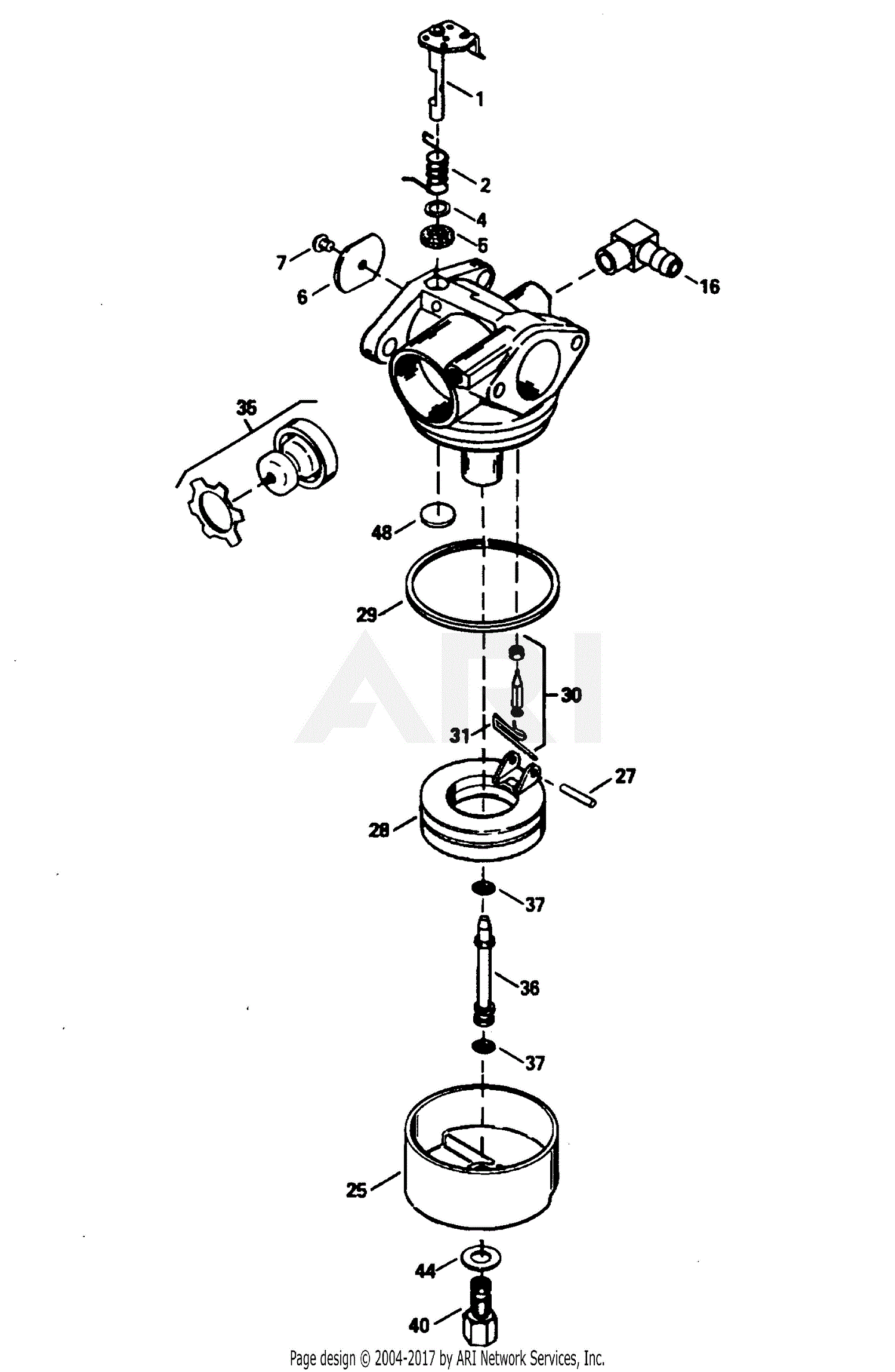 Tecumseh Tec 632742 1618 Mfg No 632742 Tec Parts Diagram For Carburetor 6132