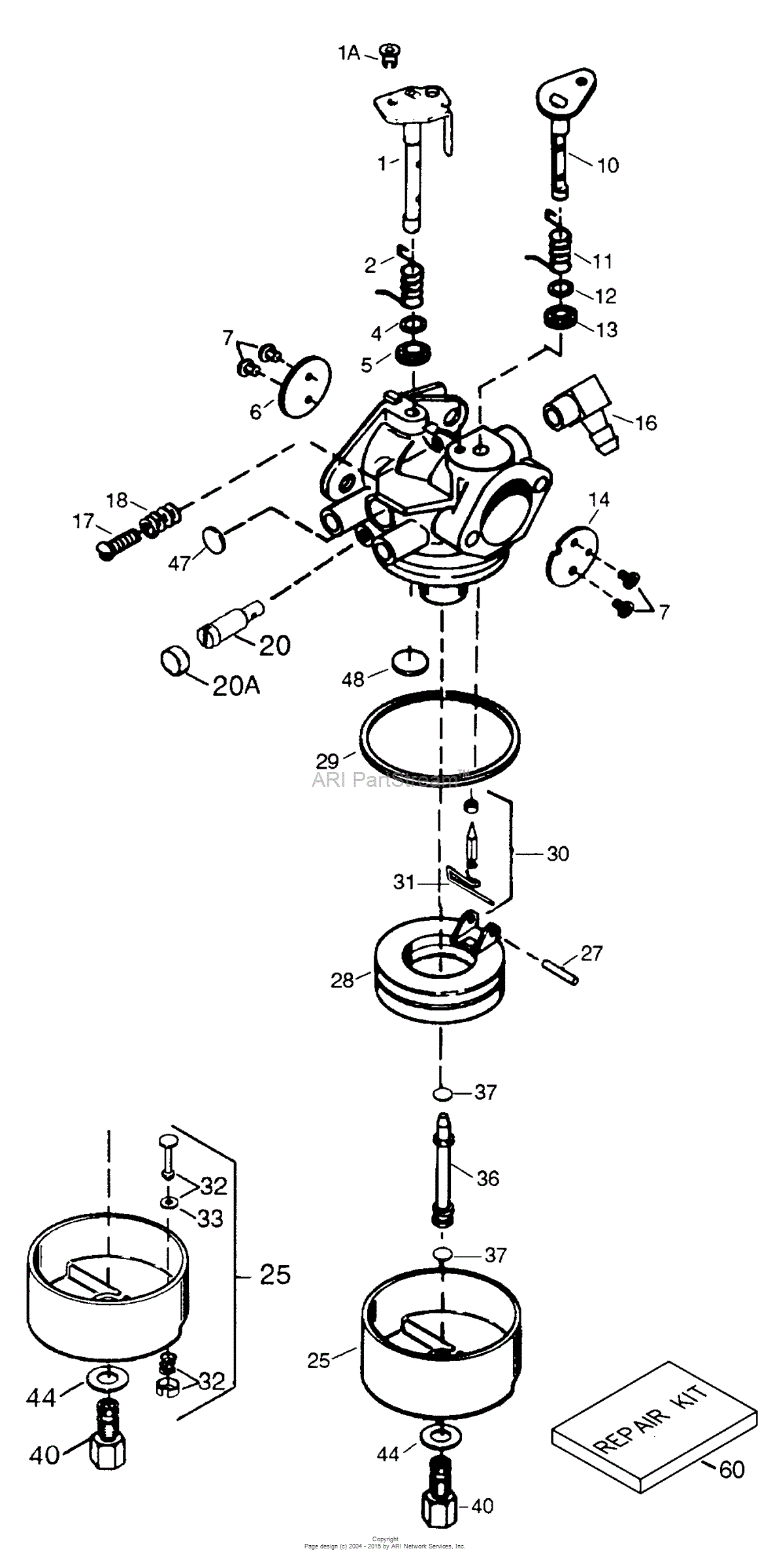 Tecumseh Tec 640105 Parts Diagram For Carburetor