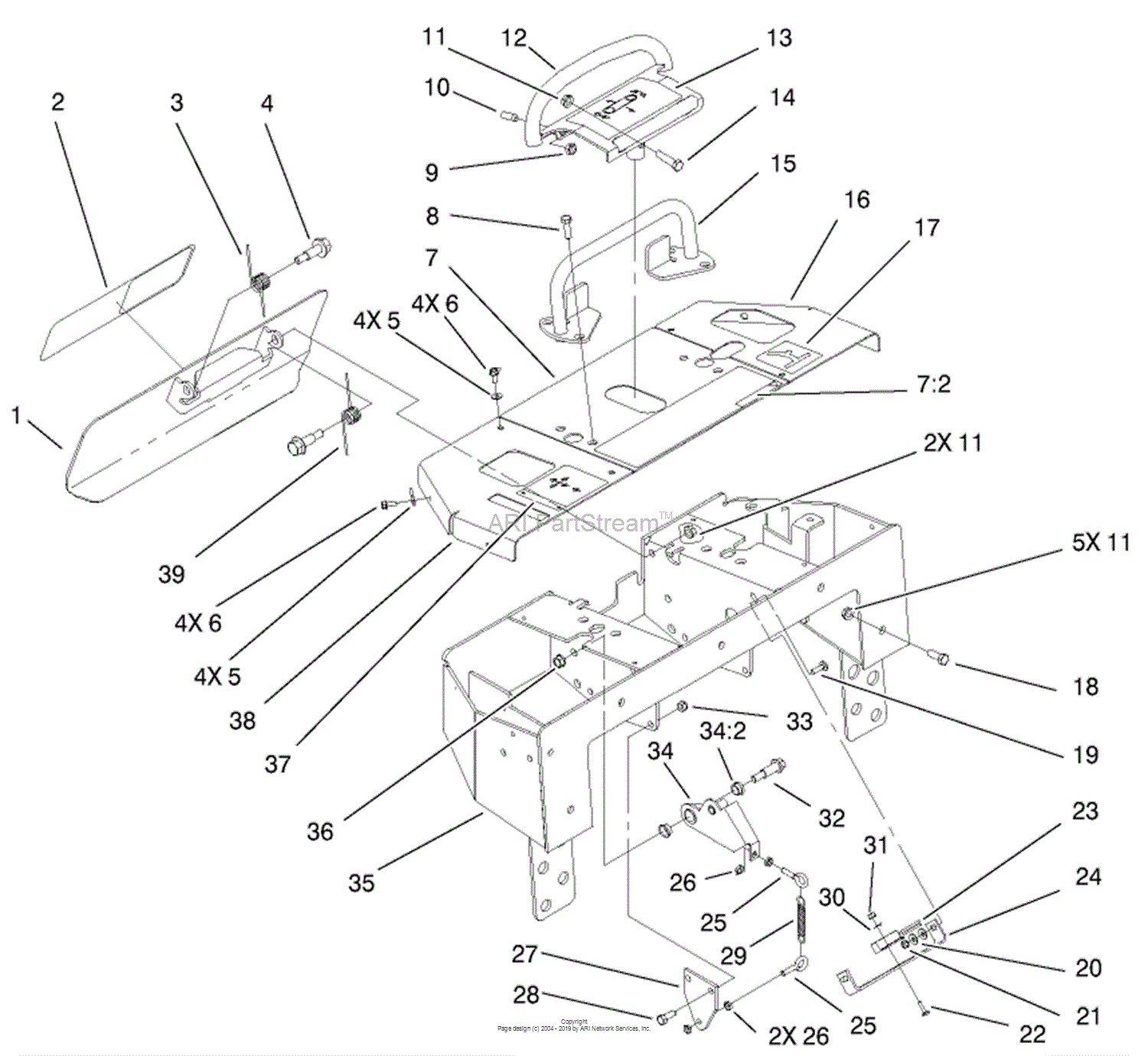 Toro Professional 22306, Dingo Tx 420 Traction Unit, 2000 (sn 200000301 