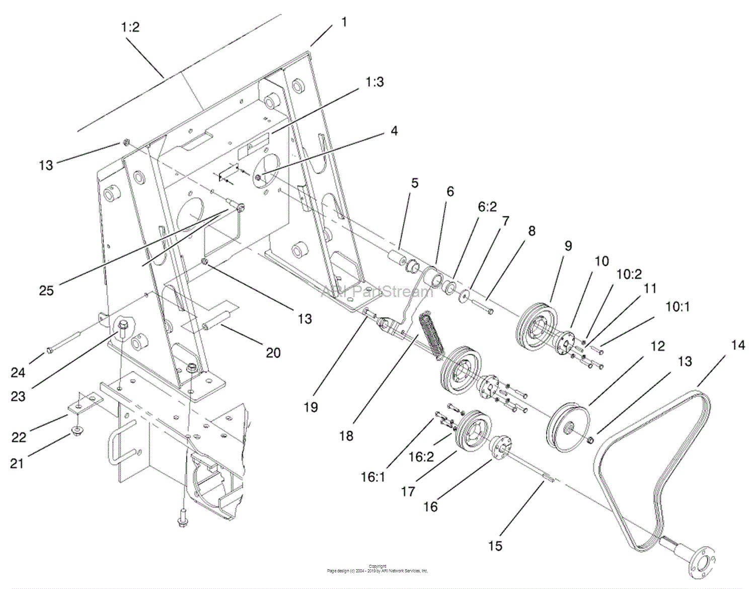 Toro Professional 22306, Dingo TX 420 Traction Unit, 2000 (SN 200000301 ...