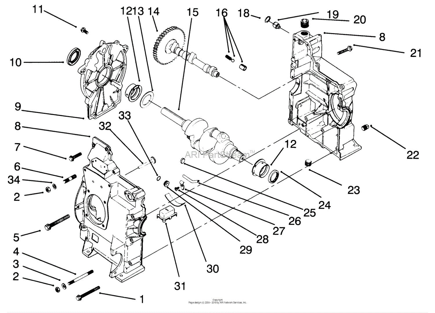 Toro Professional 30718, ProLine 118, 1994 (SN 4900001-4999999) Parts ...