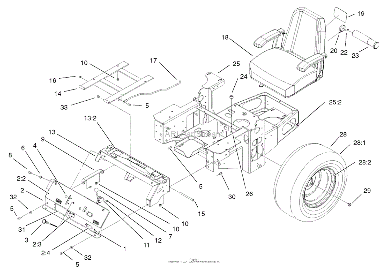 Toro Z Master Parts List