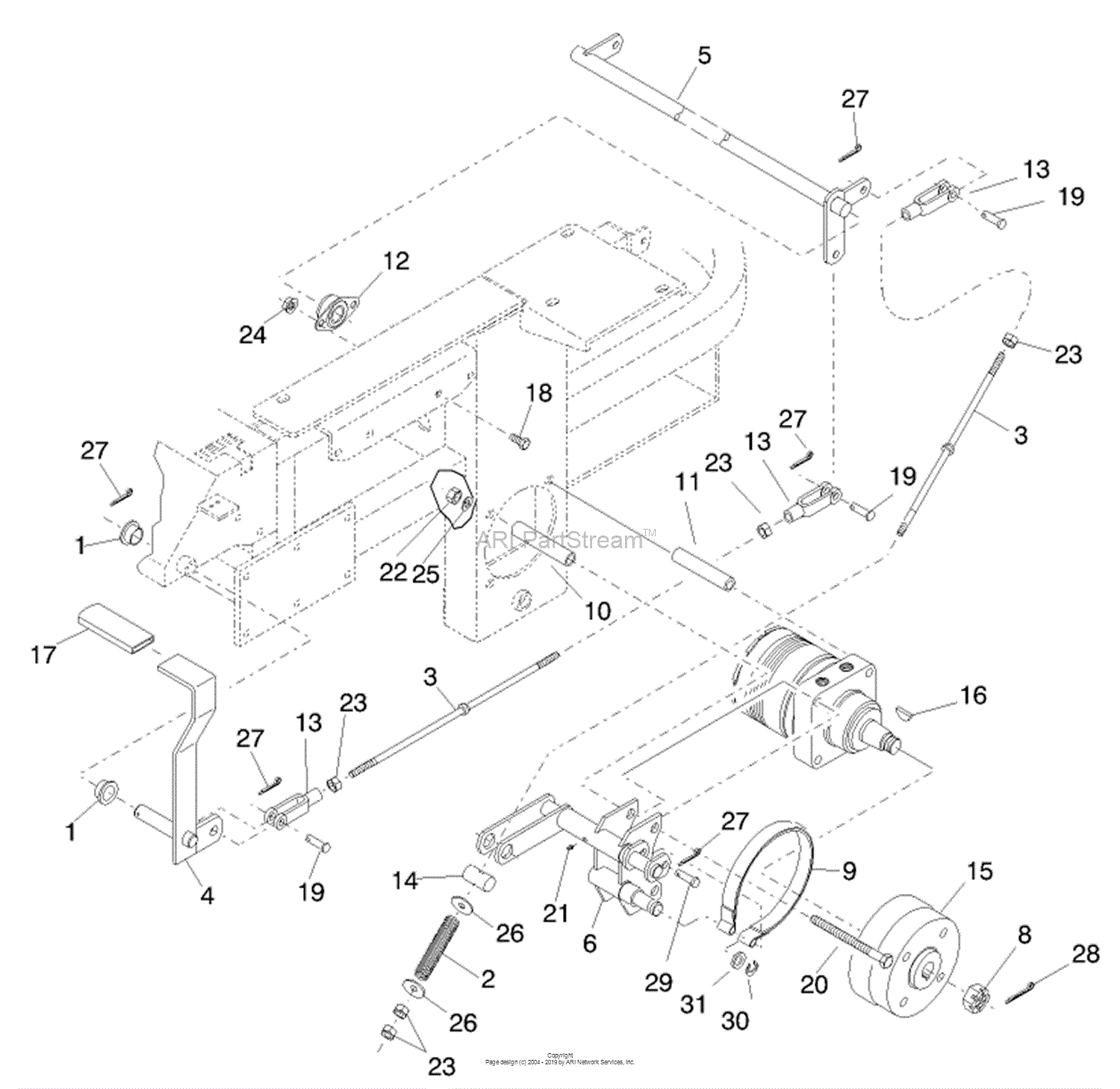 Toro Professional 74200, Z252 Z Master, 1998 (SN 890001-899999) Parts ...