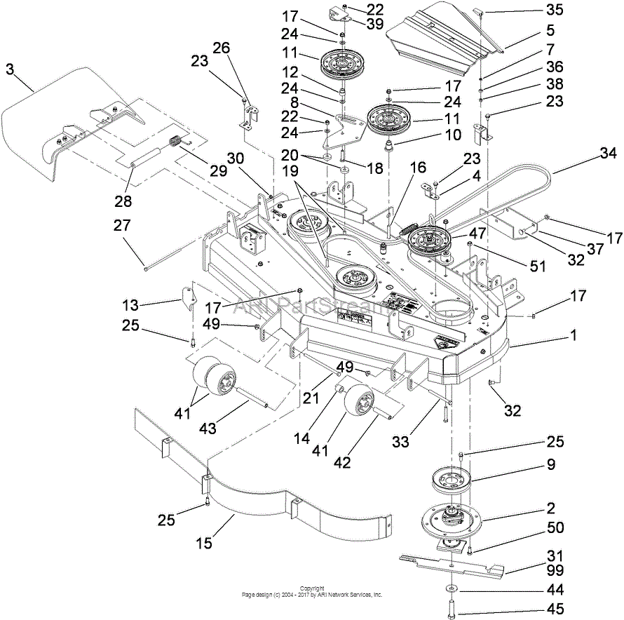 Toro Mower Deck Parts Diagram Sexiz Pix