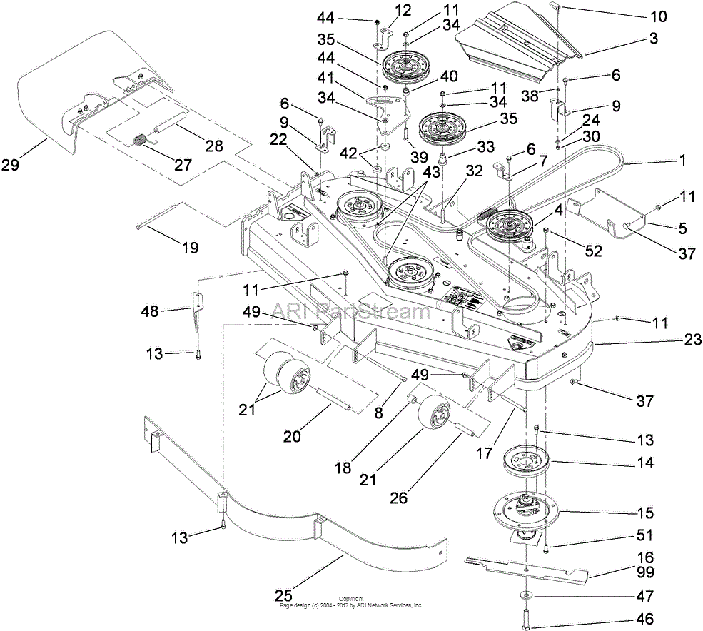 Toro Professional 74449, Z400 Z Master, With 52in 7-Gauge