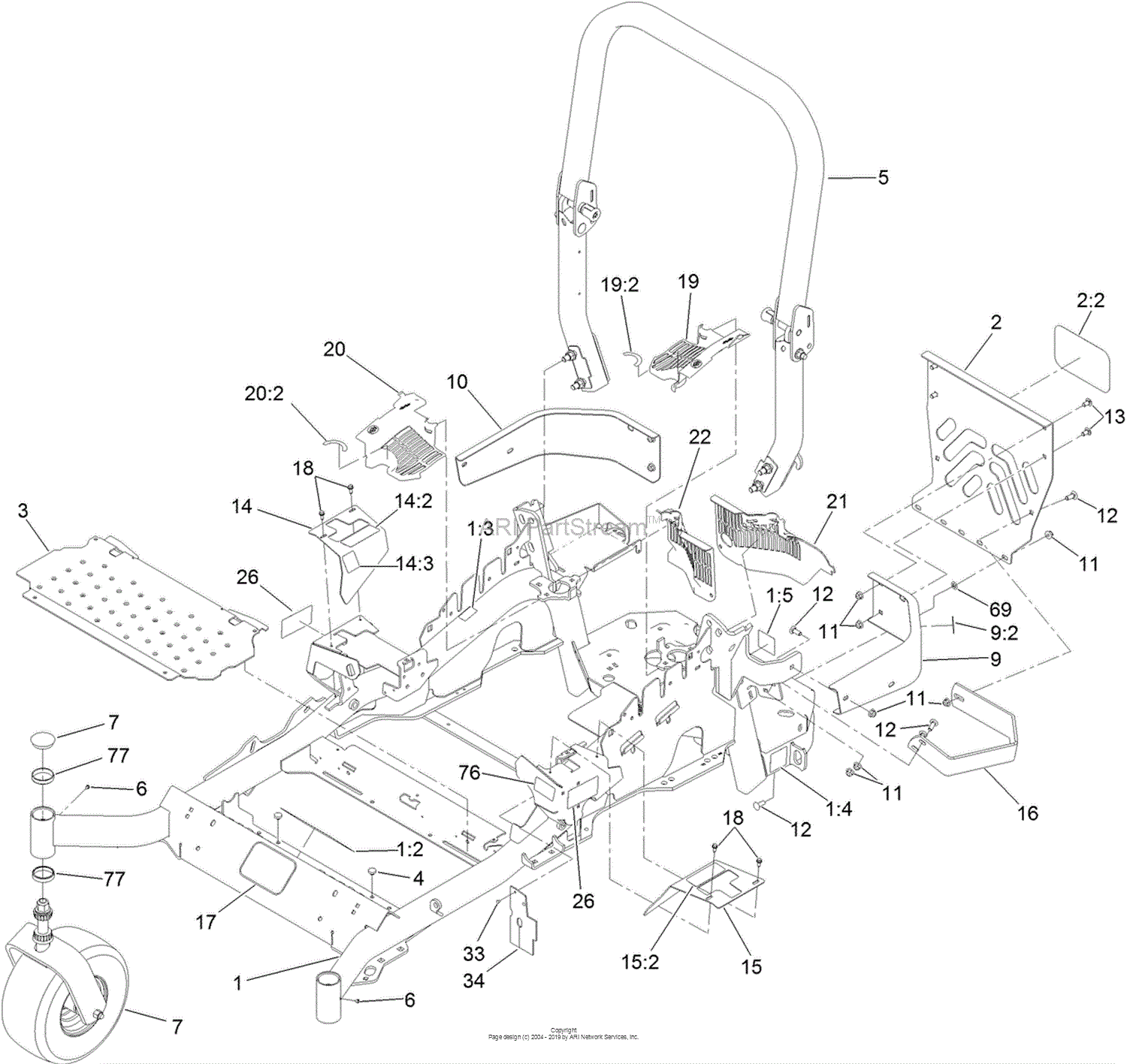 Toro Z Master Mower Parts