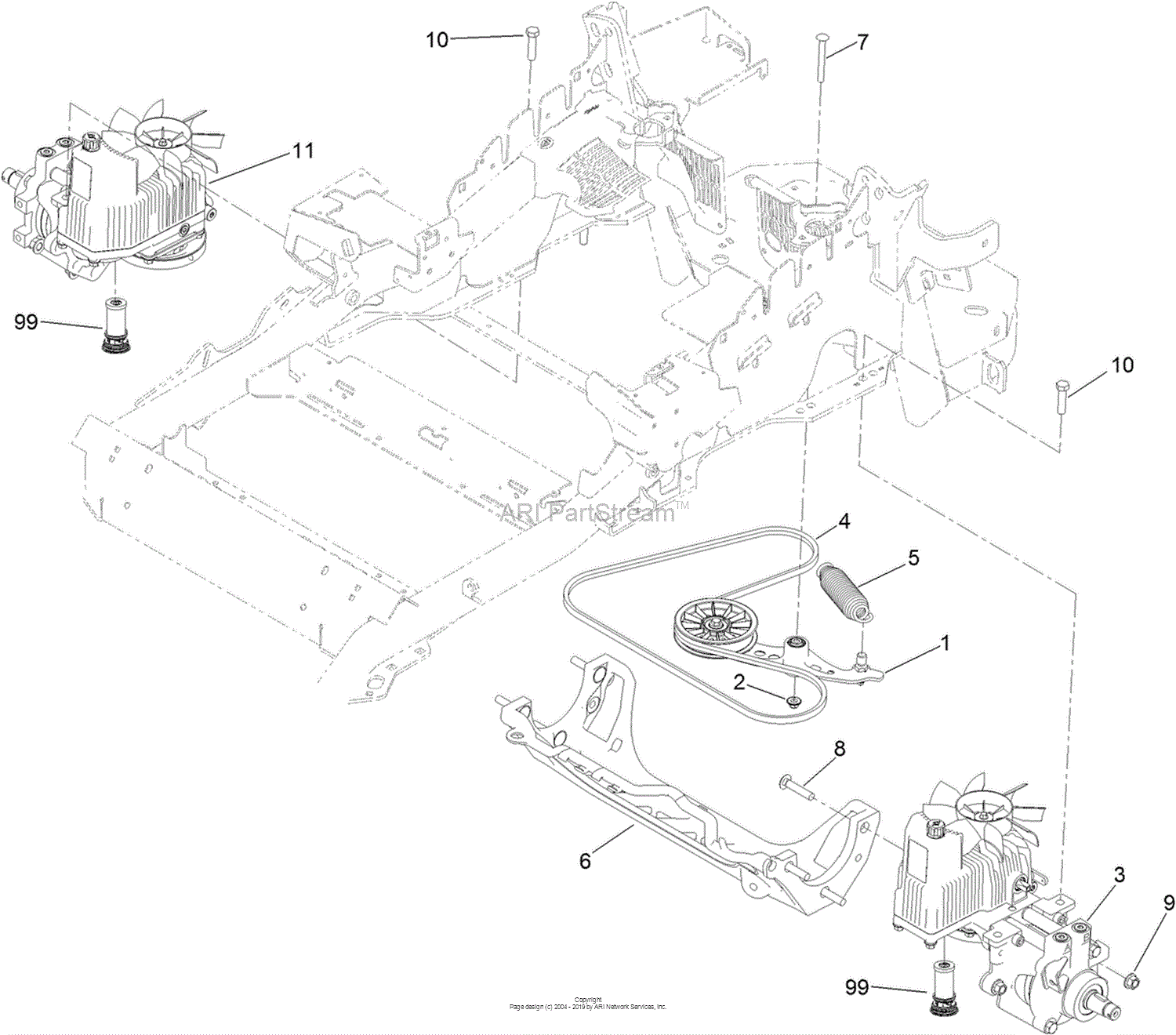 toro hydraulic master pump z Toro Master 74925, Series Professional Z Professional 6000