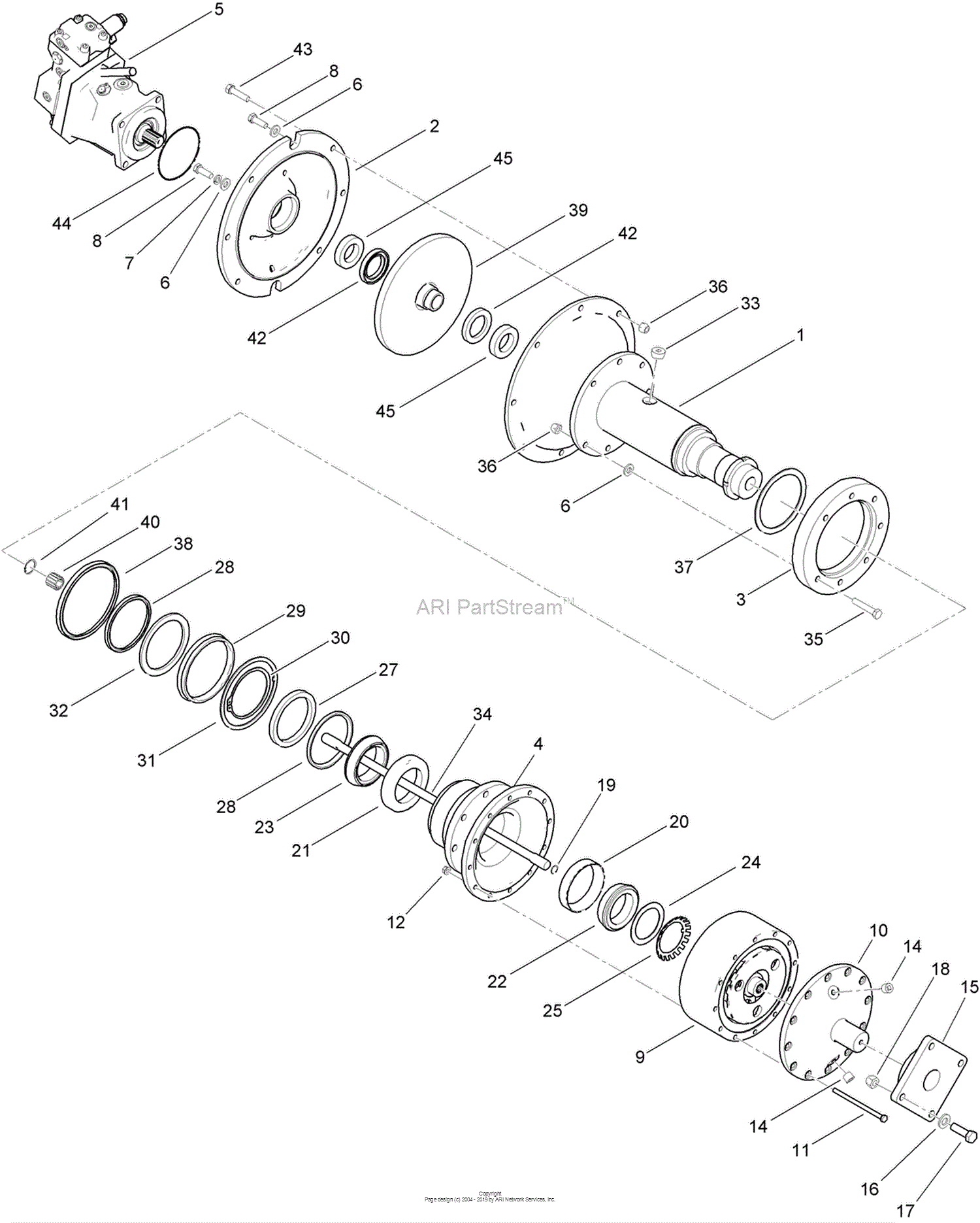 Toro Professional 25453, Center Trencher, RT1200 Traction Unit, 2015 ...