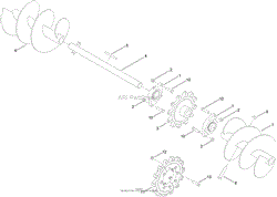 Toro Professional 25456E, 48in Rock Boom, RT1200 Trencher Parts Diagram ...