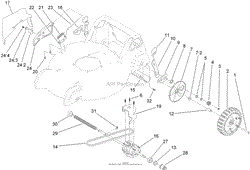 Toro commercial outlet mower parts