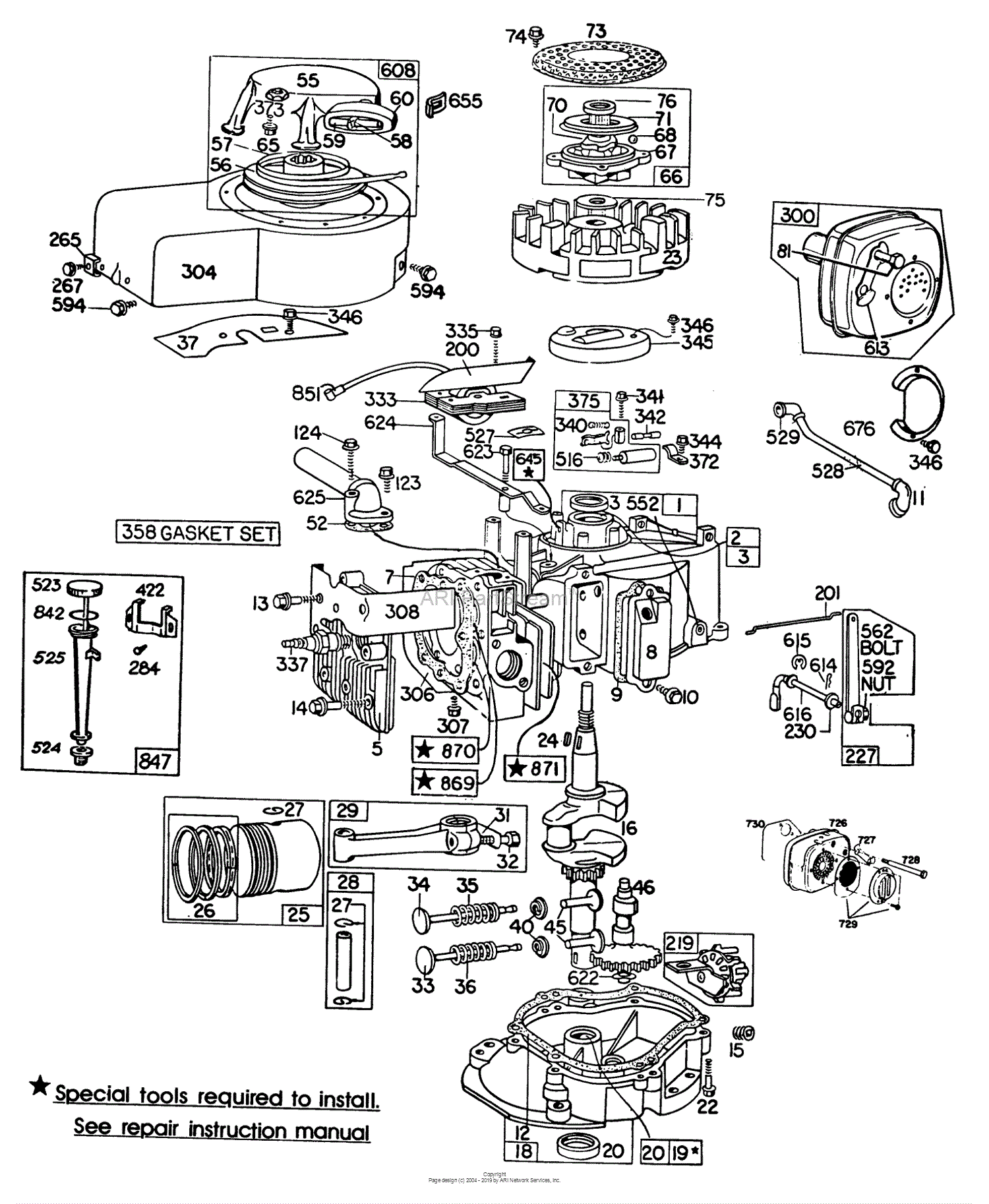 Toro Professional 23158, Lawnmower, 1980 (SN 0000001-0999999) Parts ...