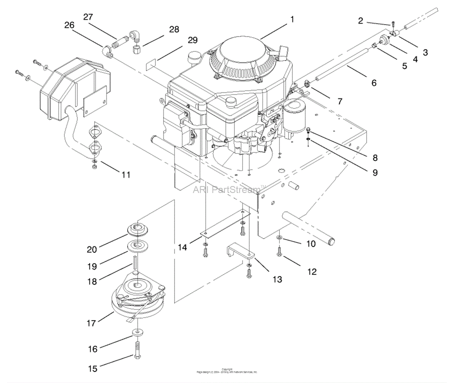 Toro Professional 30177, Mid-Size Proline Gear Traction Unit, 14 hp ...