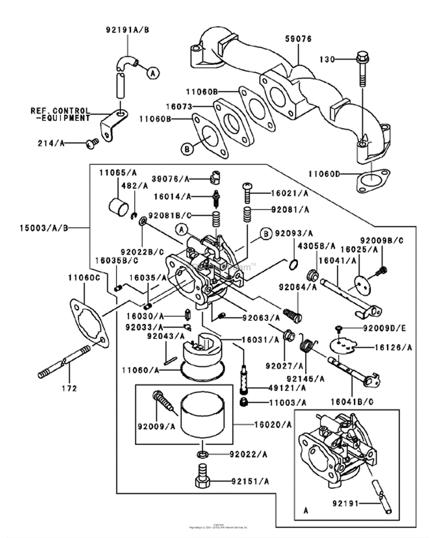 Toro lawn mower carburetor diagram