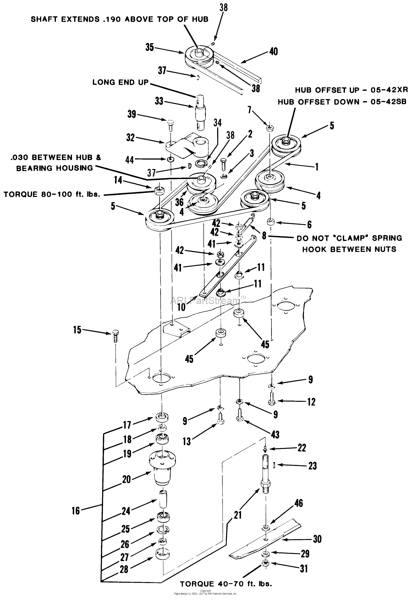 Toro 05-42XR03, 42