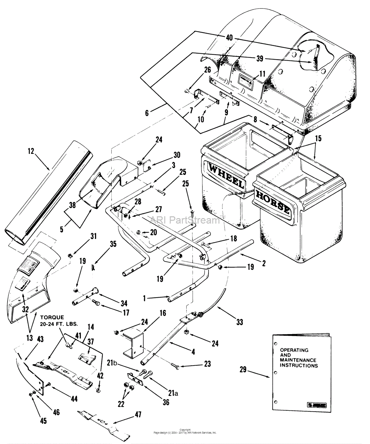 John Deere Bagger Parts Diagram