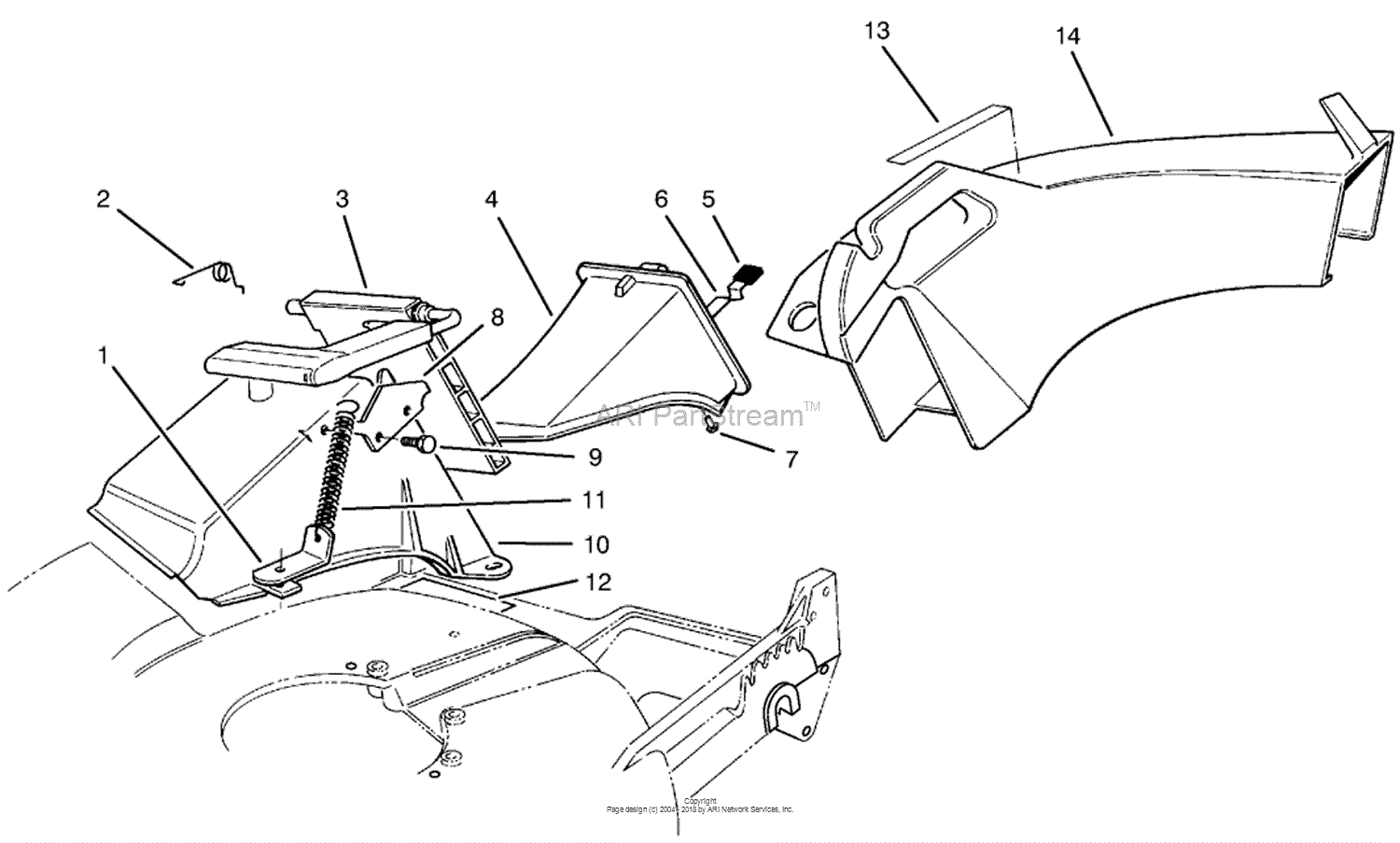 Toro 59197, Side Discharge Chute, 21