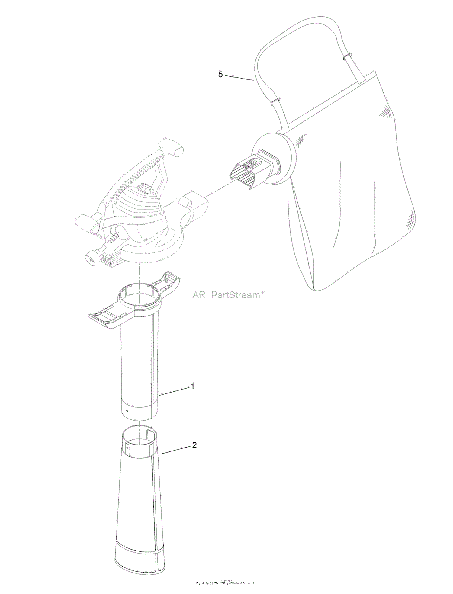 Toro Electric Leaf Blower Parts Diagram