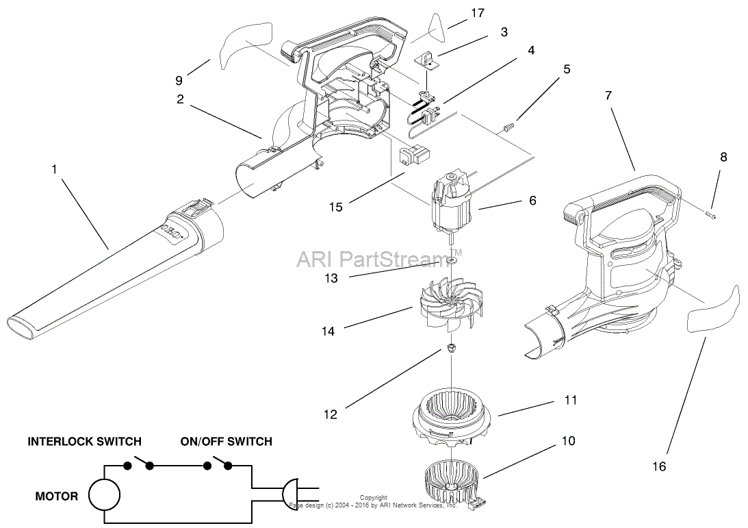 Toro 51539, Air Rake Blower, 1999 (sn 99000001-99999999) Parts Diagram 