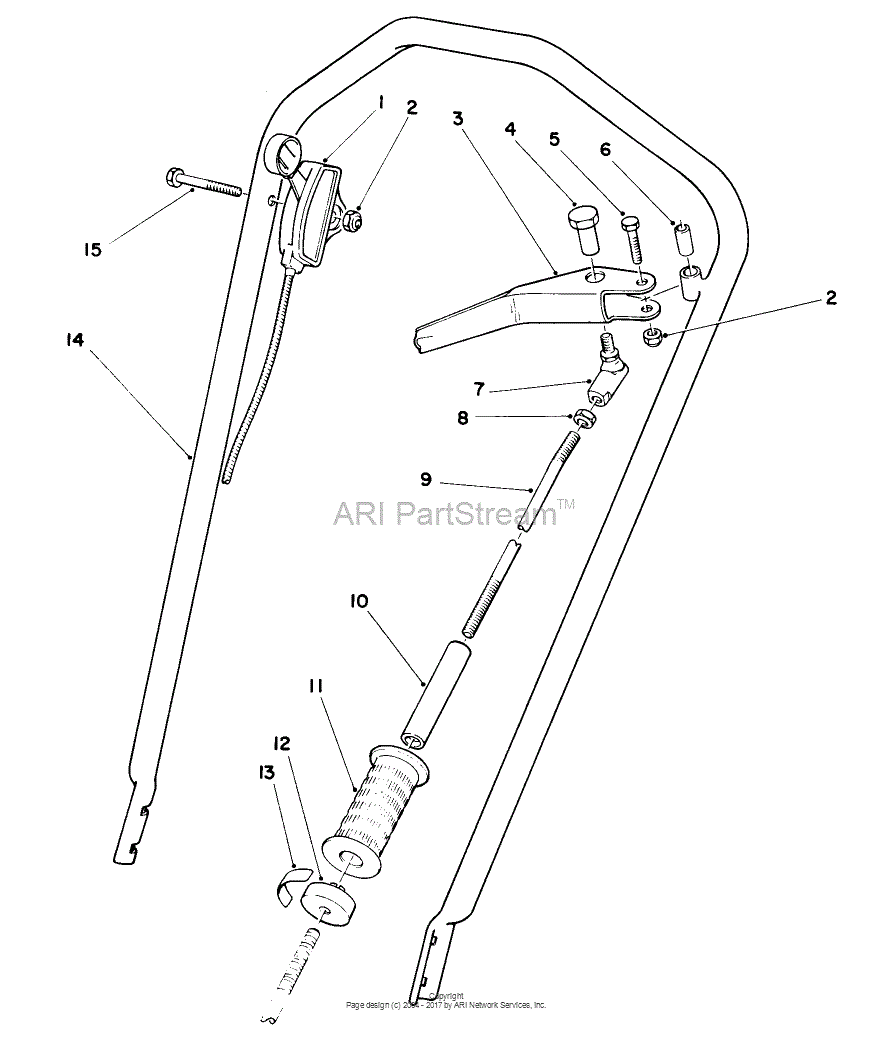 Toro 58402, 2 hp Edger, 1984 (SN 4000001-4999999) Parts Diagram for ...