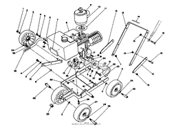 Toro 03104 - 58 Professional, 1980 (0000001-0999999) ENGINE BRIGGS