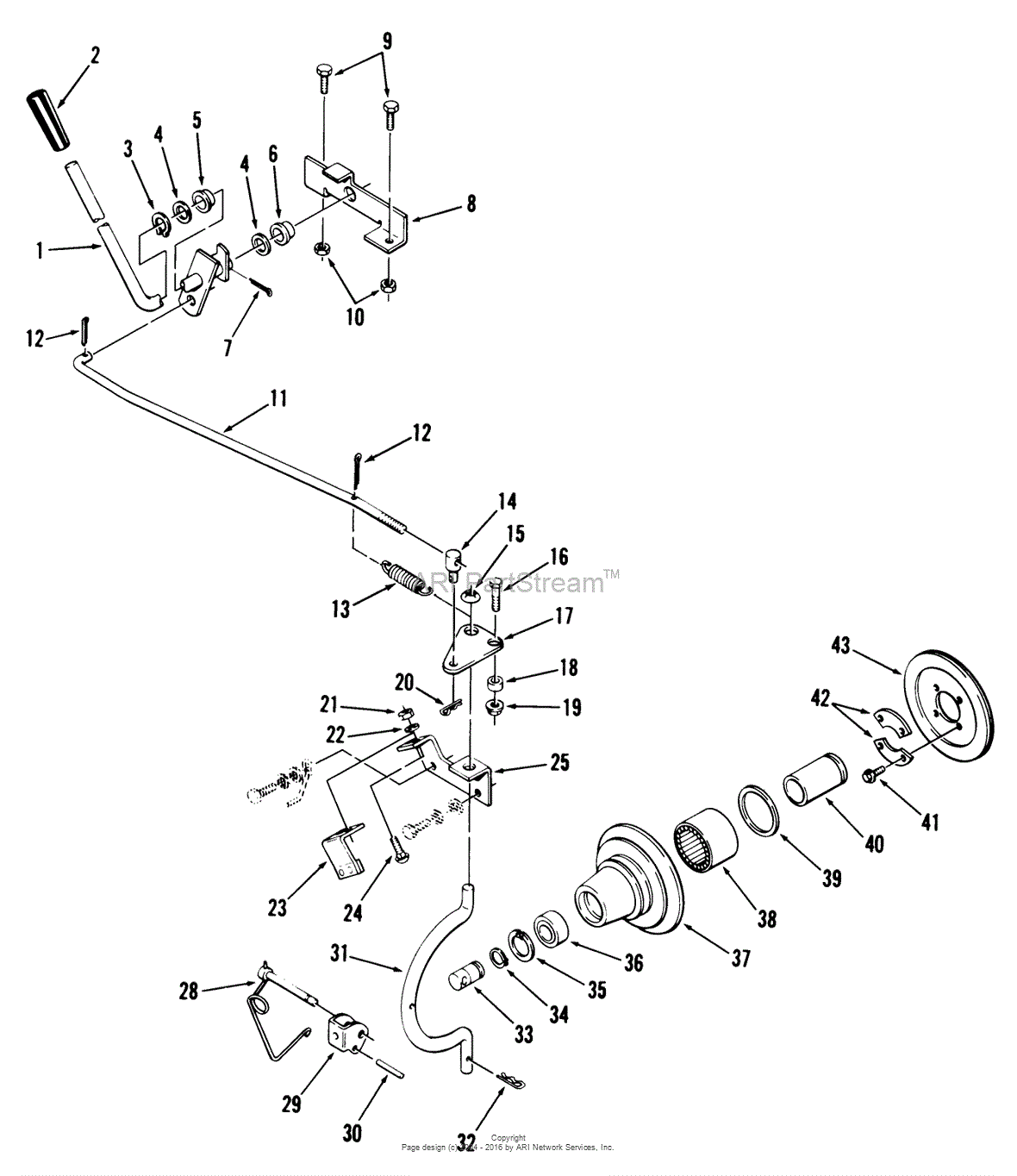 Toro 01-11B803, 1100 Special Tractor, 1980 Parts Diagram for PTO CLUTCH ...