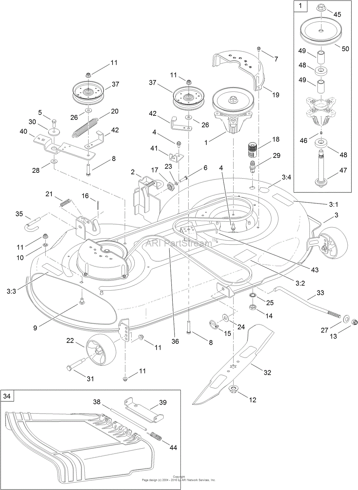 Toro 13AP91RT848, LX468 Lawn Tractor, 2011 (SN 1-1) Parts Diagram for ...