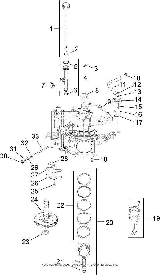 Toro 13BX60RG544, LX425 Lawn Tractor, 2007 (SN 1A087H10172-1E237H10144 ...