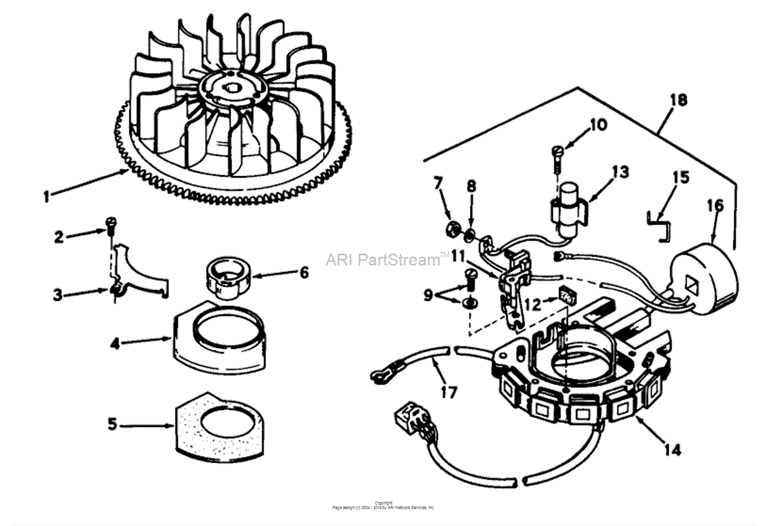 Toro 55050 935 Electric Lawn Tractor 1969 Sn 9000001 9999999 Parts Diagram For Magneto No 0329