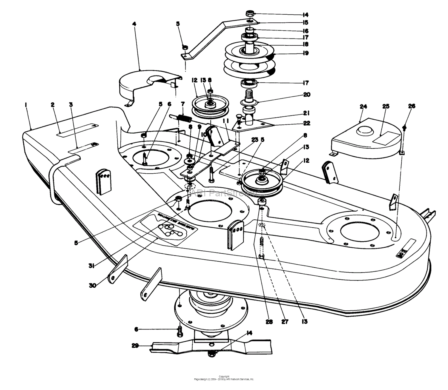 Toro 57356, 11-42 Lawn Tractor, 1978 (sn 8000001-8999999) Parts Diagram 