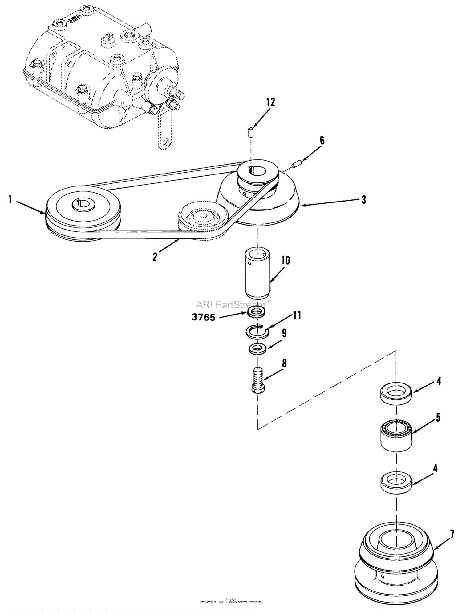 Toro 03-08BP01, A-81(E) 5-Speed Rear Engine Rider, 1980 Parts Diagram ...