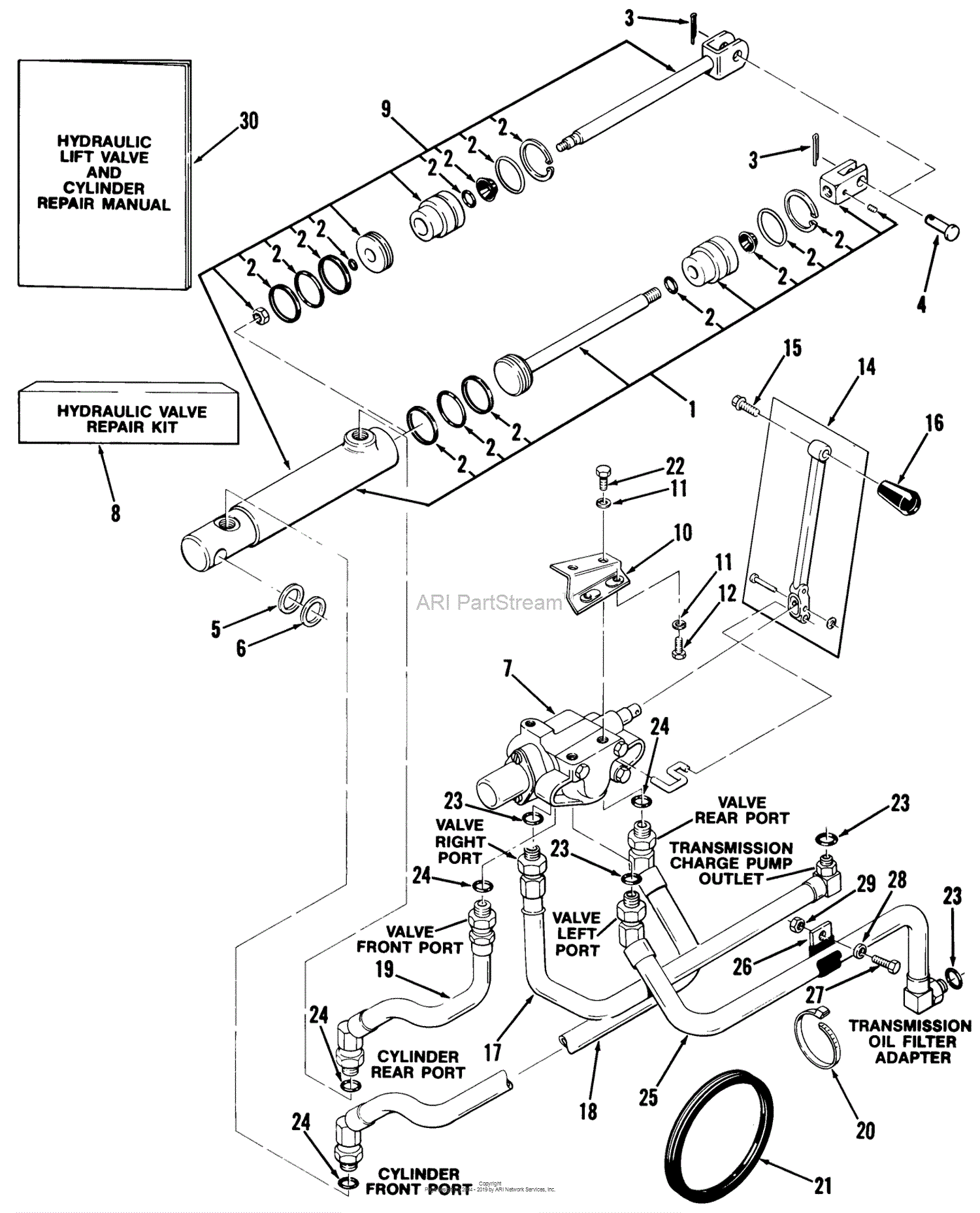 Toro A1-114201, GT-1142 8-Speed Tractor, 1982 Parts Diagram for ...