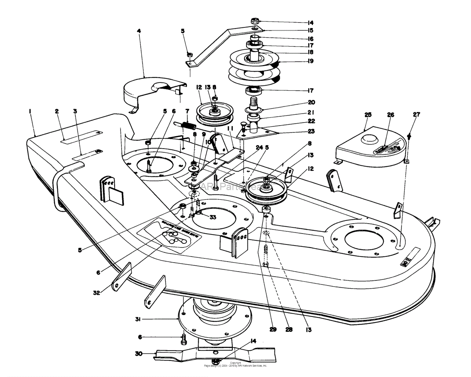 Toro 57356, 11-42 Lawn Tractor, 1984 (SN 4000001-4999999) Parts Diagram ...