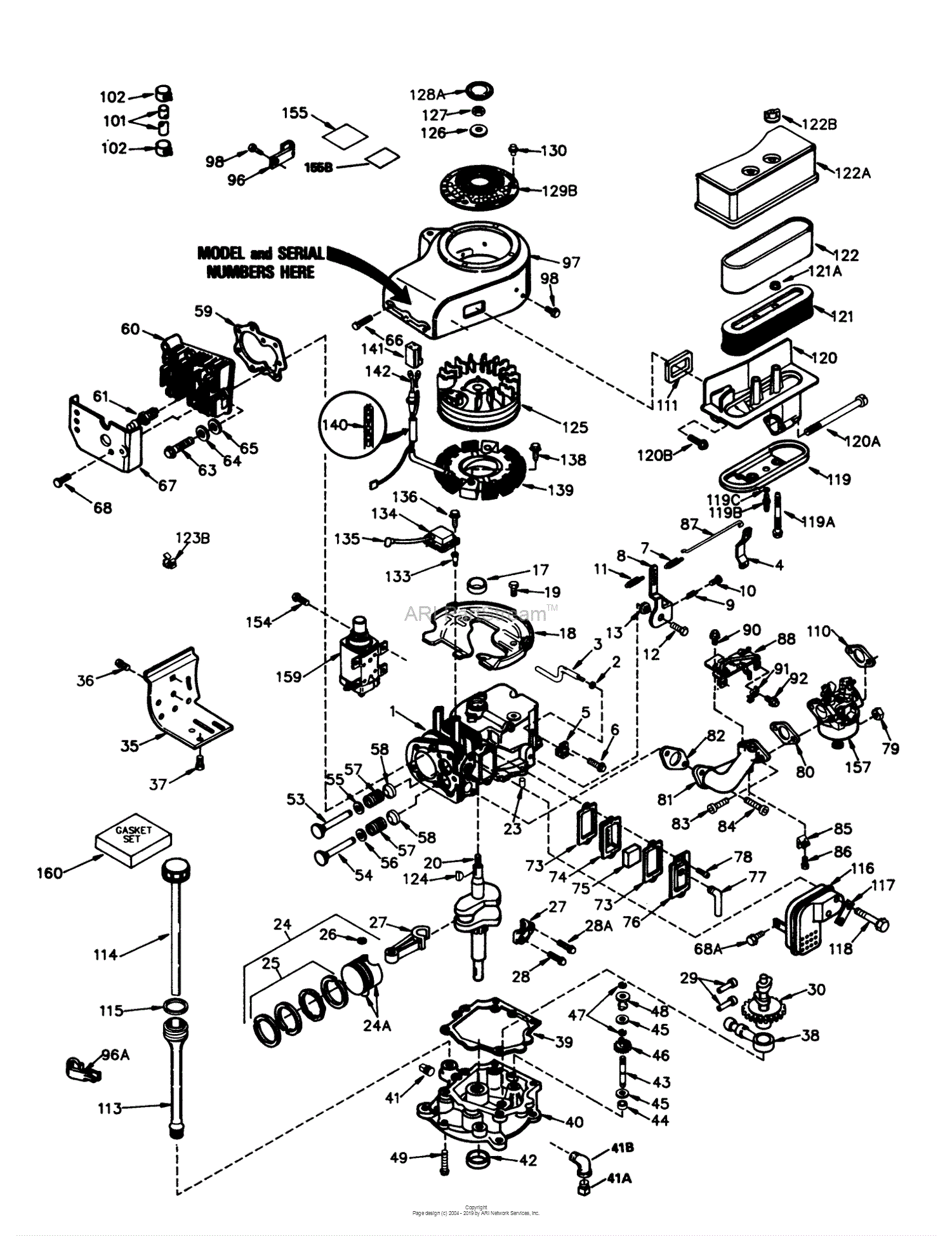 Toro 56123, 8-25 Rear Engine Rider, 1989 (SN 9000001-9999999) Parts ...