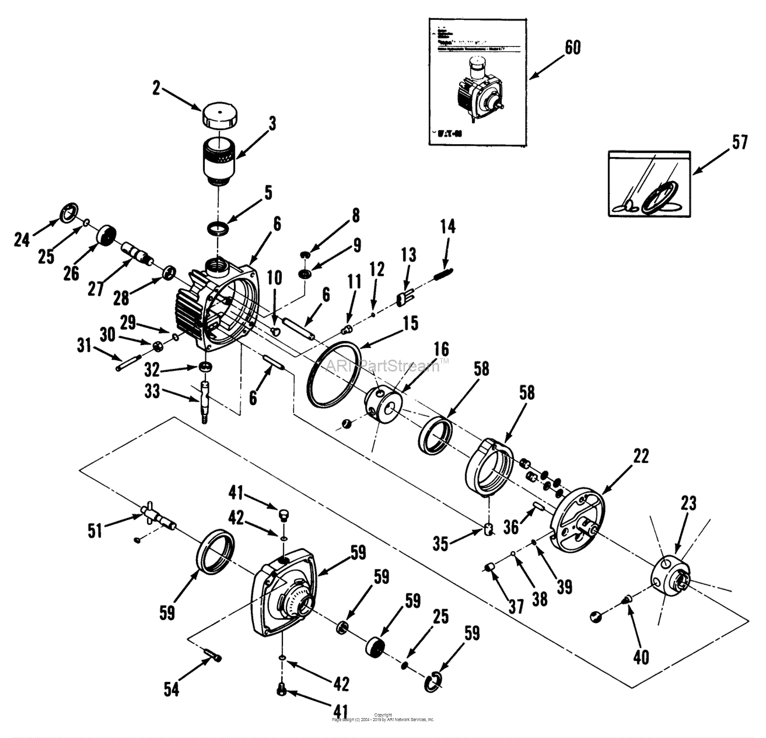 Toro Z1-24OE03, 724-Z Tractor, 1990 Parts Diagram for HYDROSTATIC ...