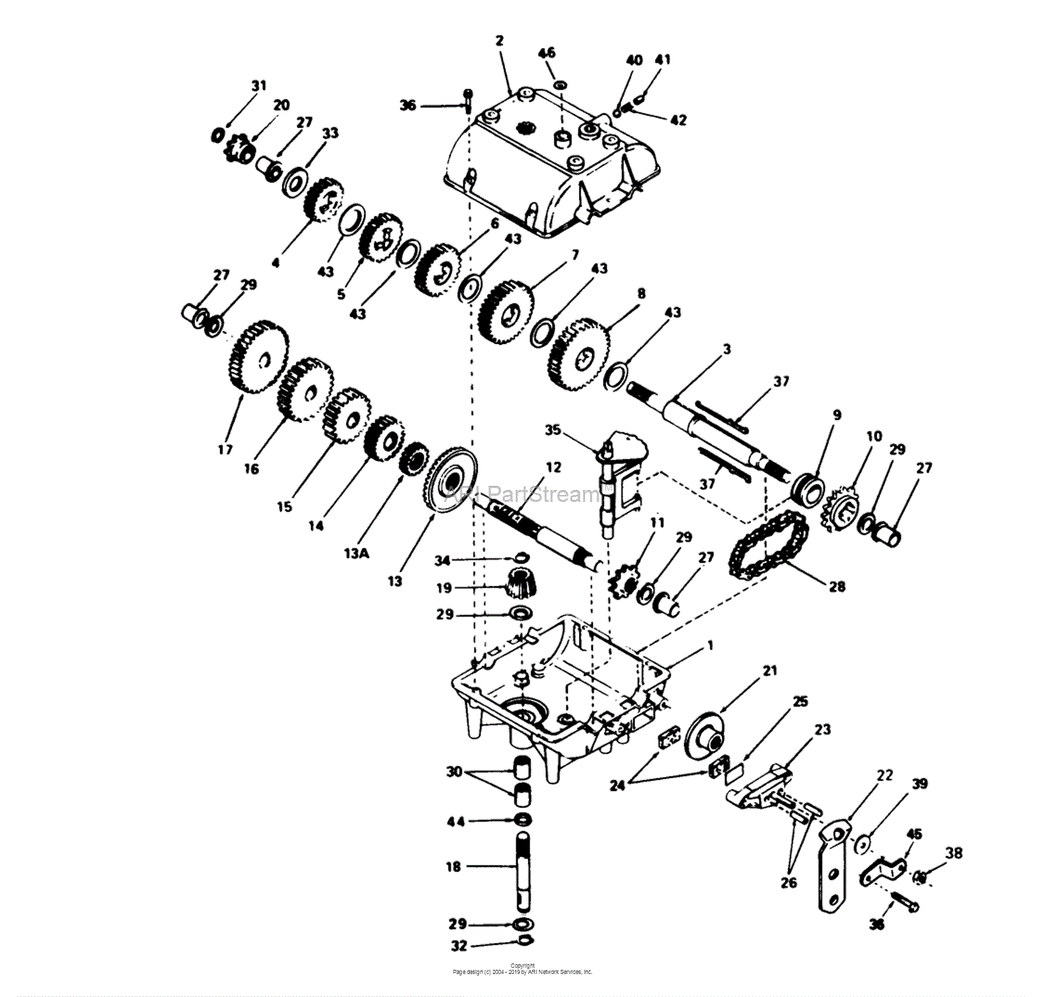 Toro 56132, 825 Recycler Rider, 1991 (SN 1000001-1999999) Parts Diagram ...