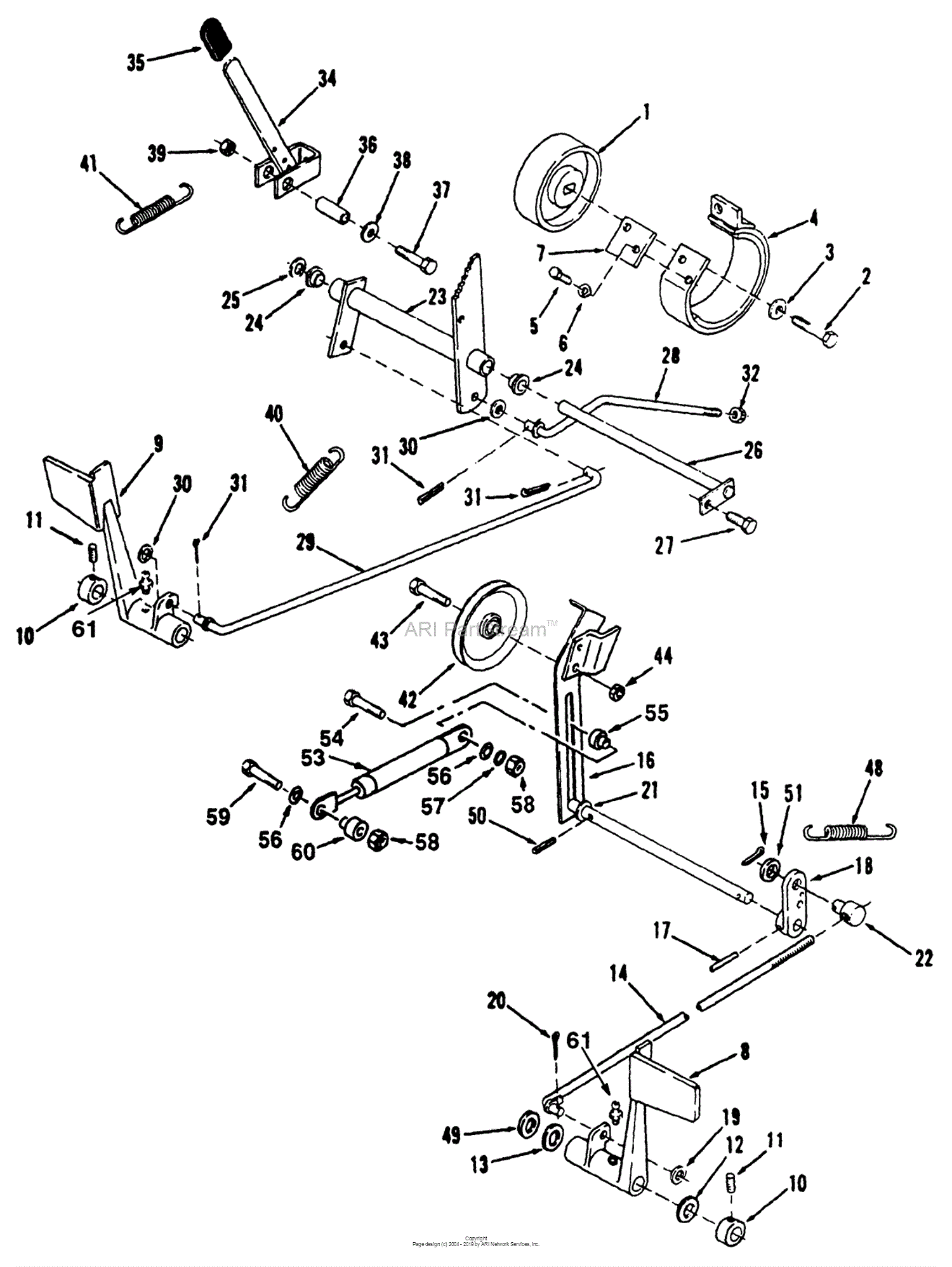 Toro 31-12K804, 312-8 Garden Tractor, 1992 (SN 2000001-2999999) Parts ...