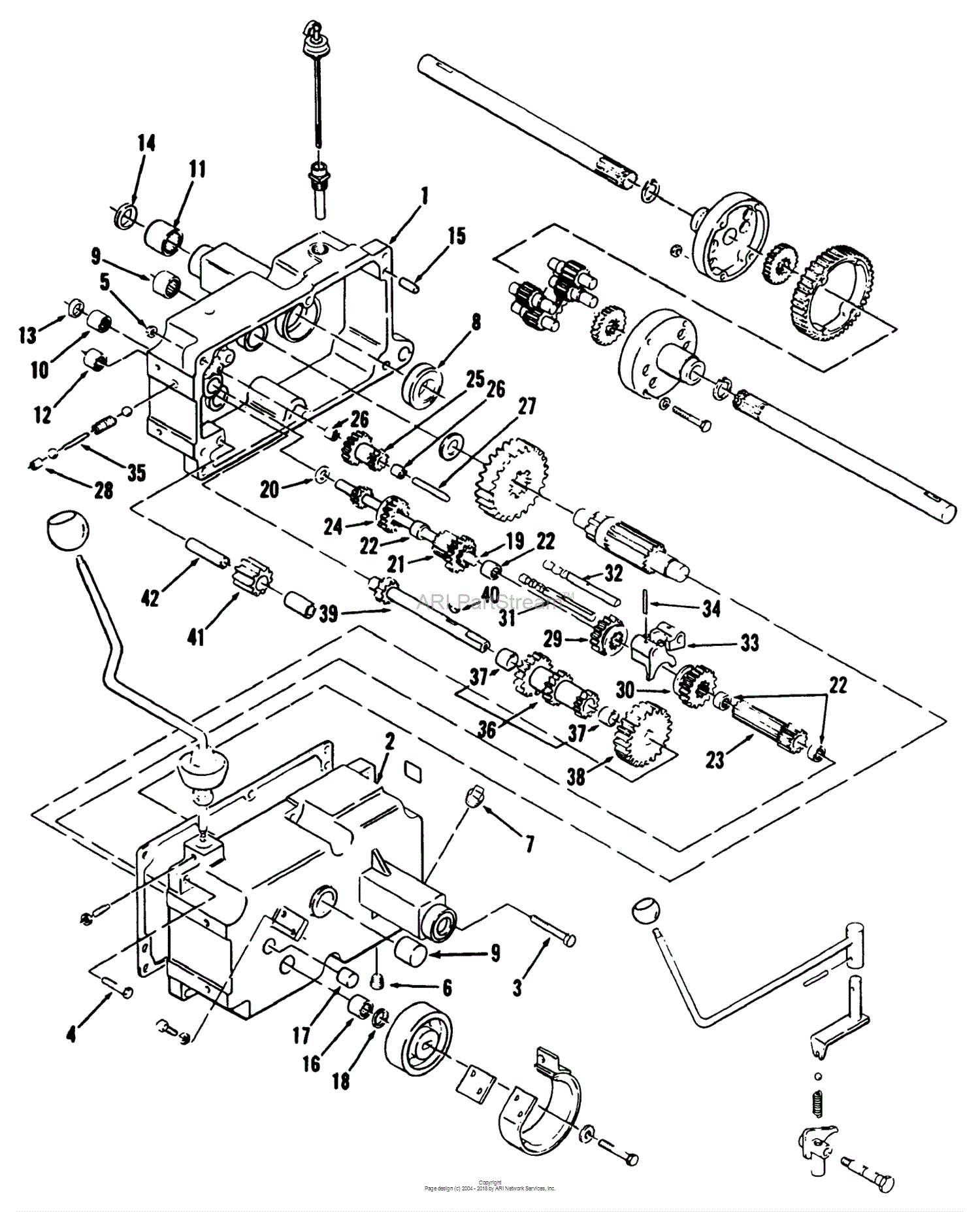 Toro 31-12K804, 312-8 Garden Tractor, 1992 (SN 2000001-2999999) Parts ...