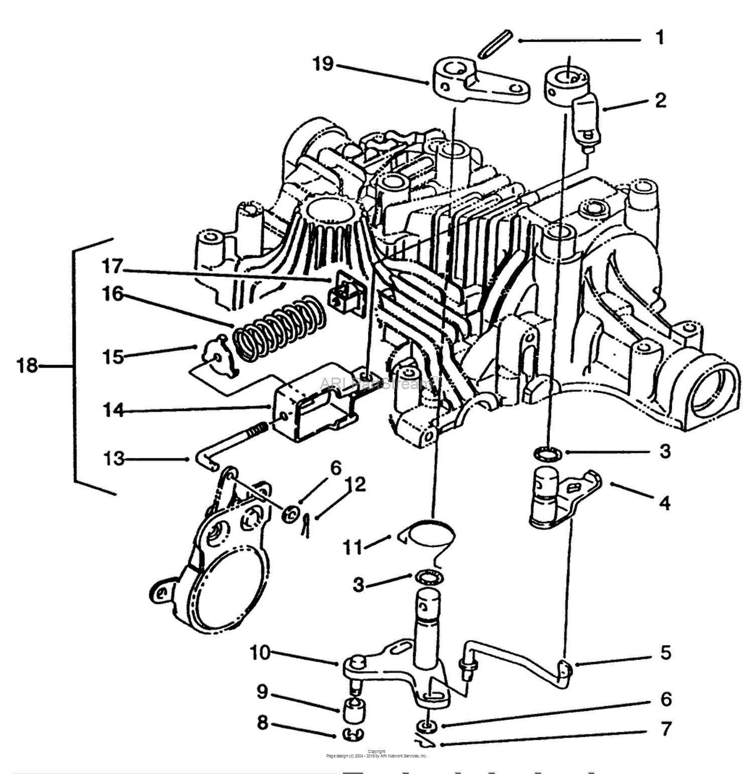 Toro 72043, 264-h Yard Tractor, 1994 (sn 4900001-4999999) Parts Diagram 