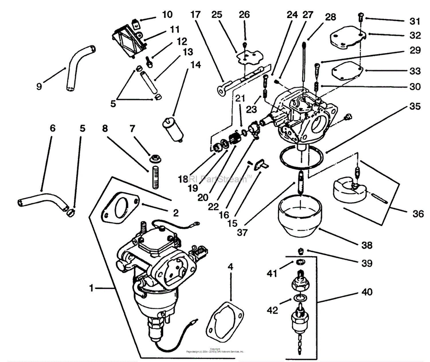 Toro 72083, 266H Yard Tractor, 1994 (SN 49000014999999) Parts Diagram