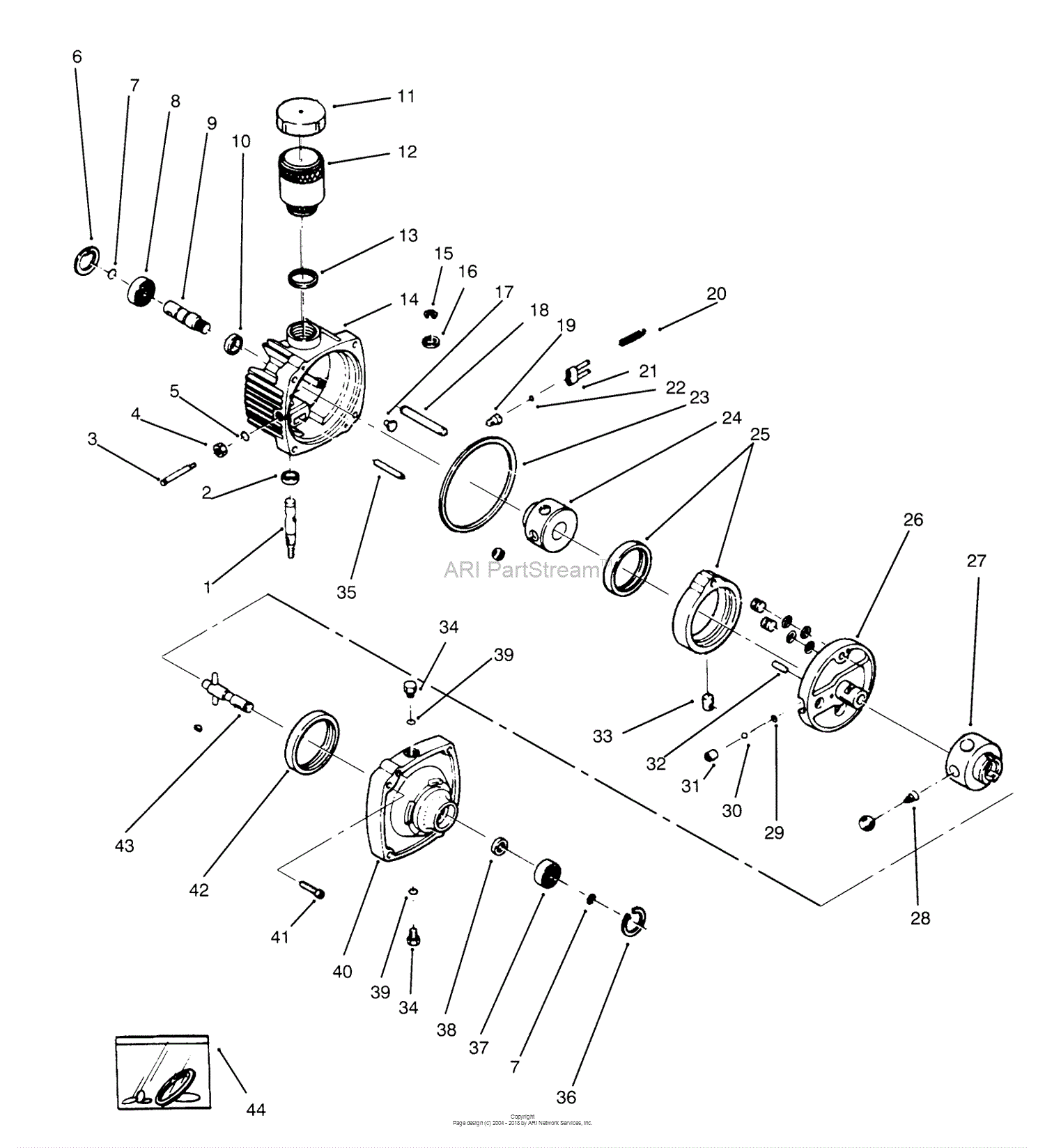 Toro 74140, 724-Z Tractor, 1995 (SN 590001-599999) Parts Diagram for ...