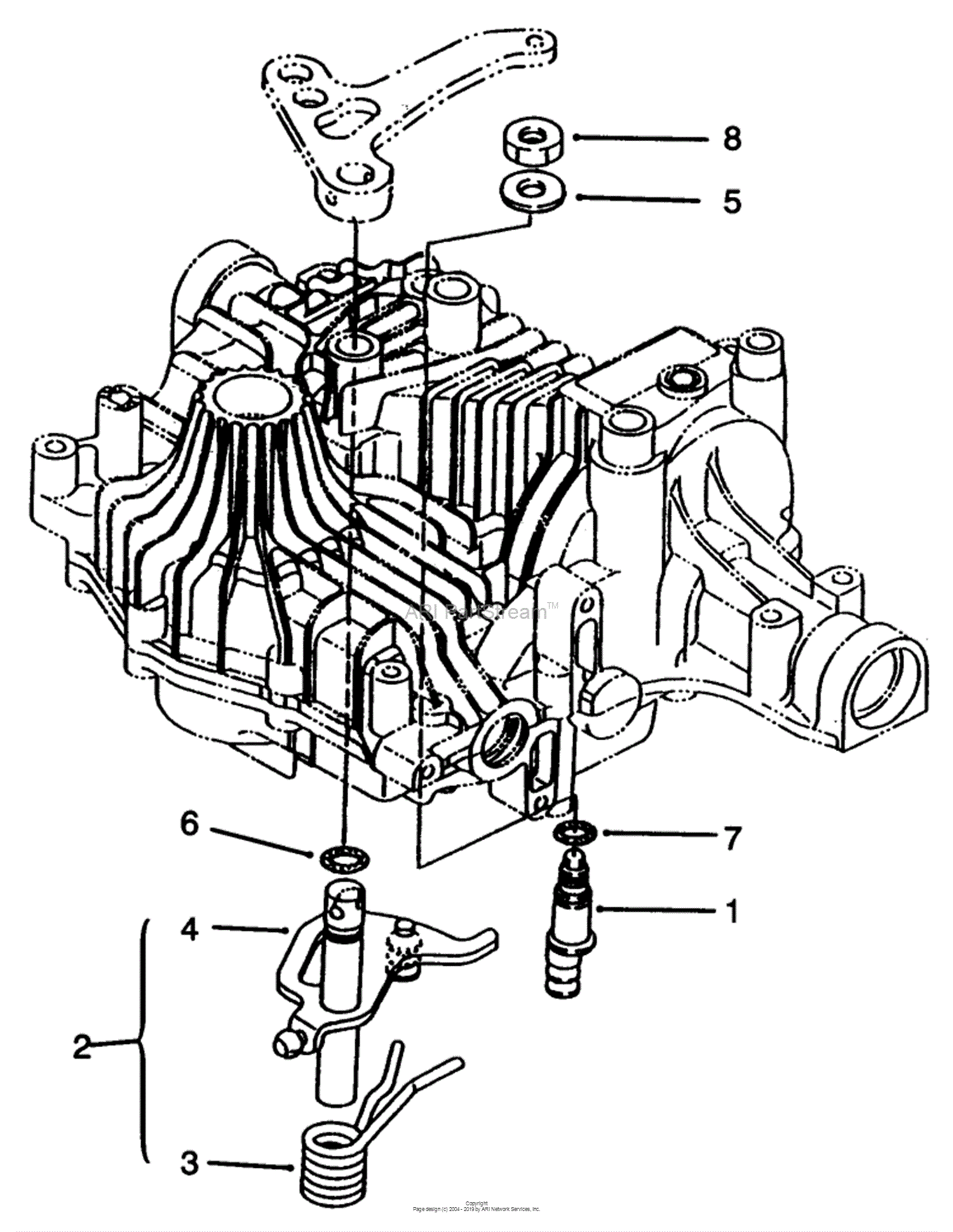 Toro 72043, 264-H Yard Tractor, 1996 (SN 6900001-6999999) Parts Diagram ...